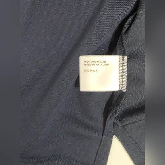 Lady Hagen Americana Print Block Short Sleeve Polo Sparklers White/Navy XXL - Picture 4 of 11